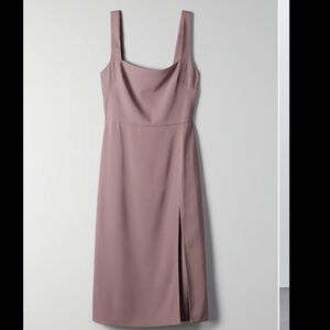 ARITZIA 90S SLIT DRESS